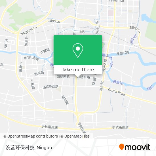 浣蓝环保科技 map