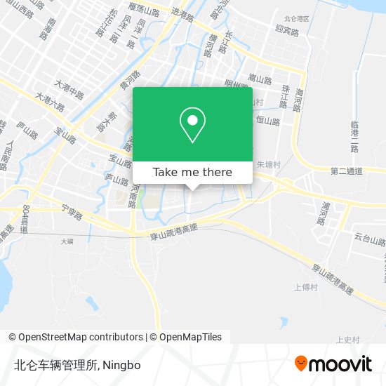 北仑车辆管理所 map