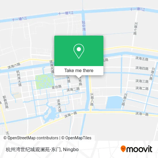 杭州湾世纪城观澜苑-东门 map