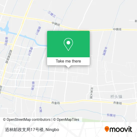 逍林邮政支局17号楼 map
