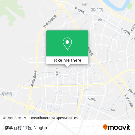 前李新村-17幢 map