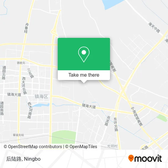 后陆路 map