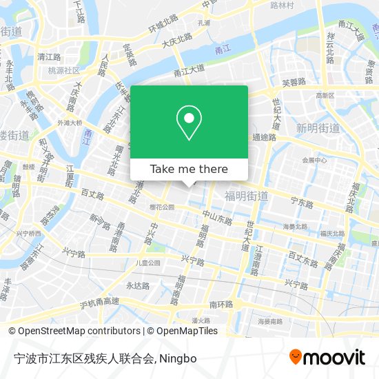 宁波市江东区残疾人联合会 map