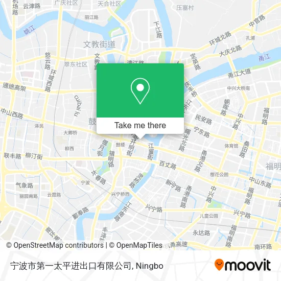 宁波市第一太平进出口有限公司 map
