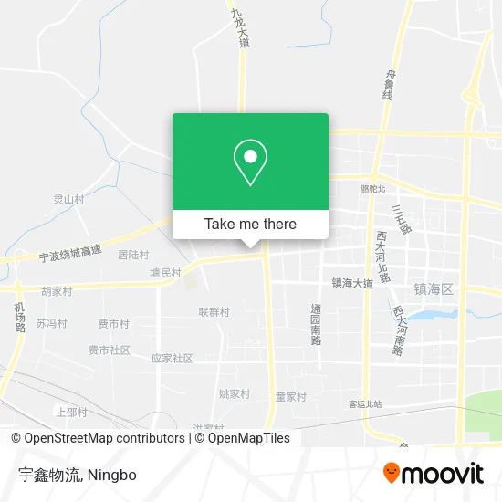 宇鑫物流 map