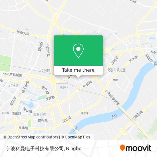 宁波科曼电子科技有限公司 map