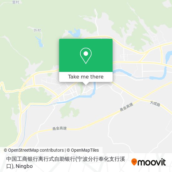 中国工商银行离行式自助银行(宁波分行奉化支行溪口) map