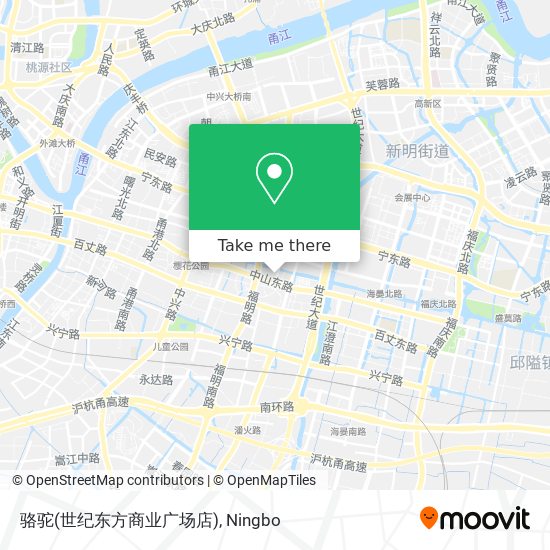 骆驼(世纪东方商业广场店) map