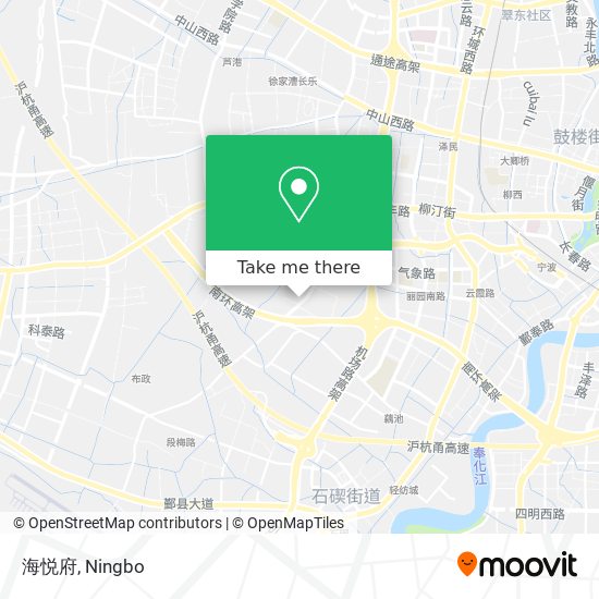 海悦府 map