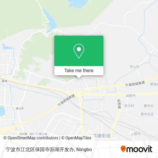 宁波市江北区保国寺荪湖开发办 map