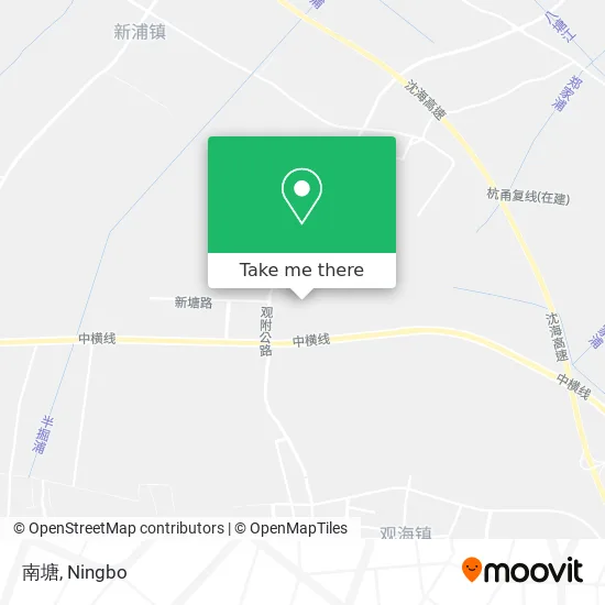南塘 map