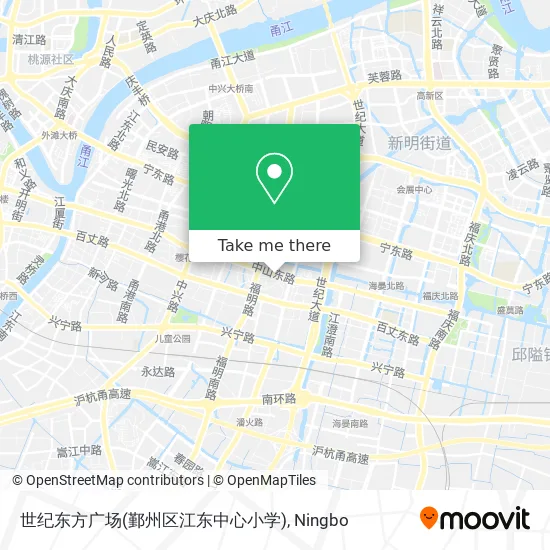 世纪东方广场(鄞州区江东中心小学) map