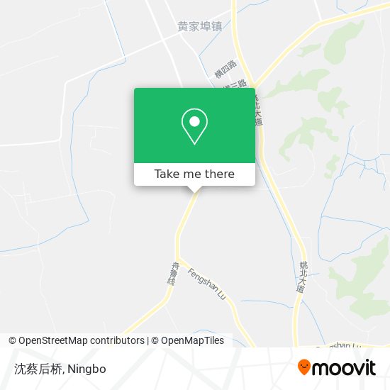 沈蔡后桥 map