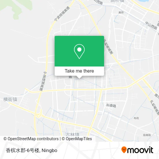 香槟水郡-6号楼 map