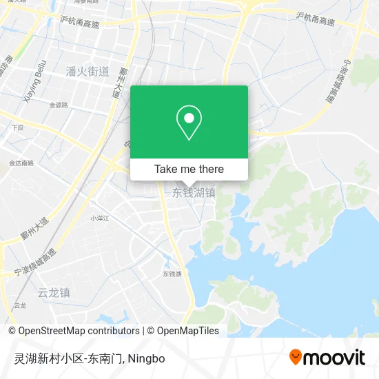 灵湖新村小区-东南门 map