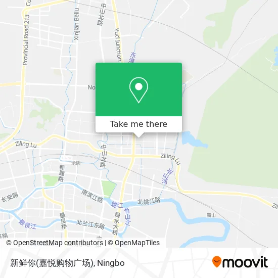 新鲜你(嘉悦购物广场) map