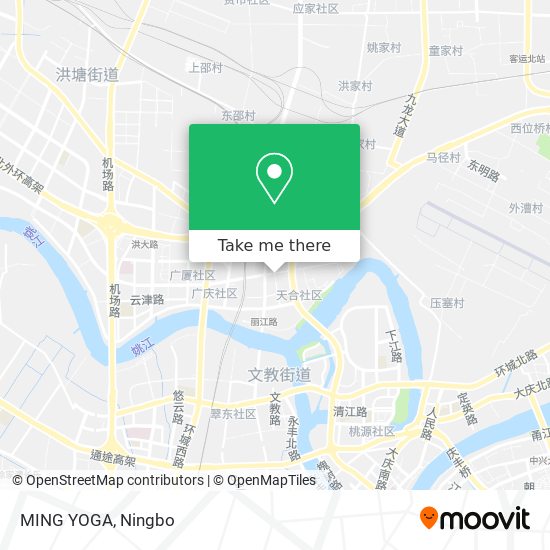 MING YOGA map