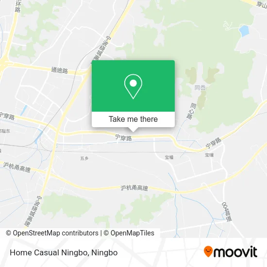 Home Casual Ningbo map