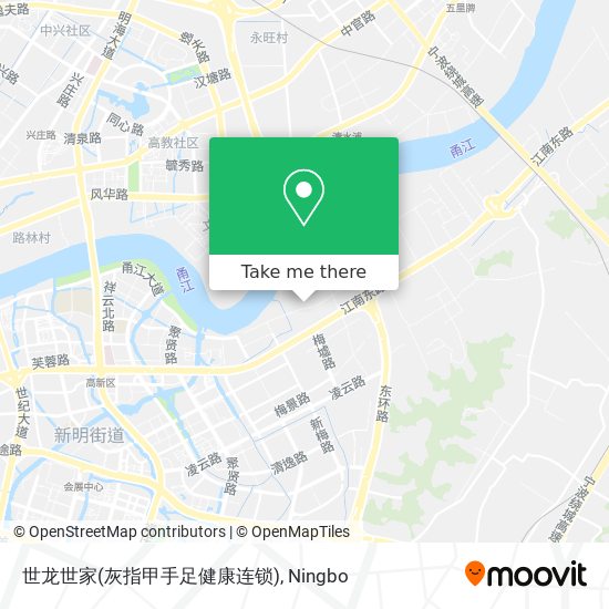 世龙世家(灰指甲手足健康连锁) map