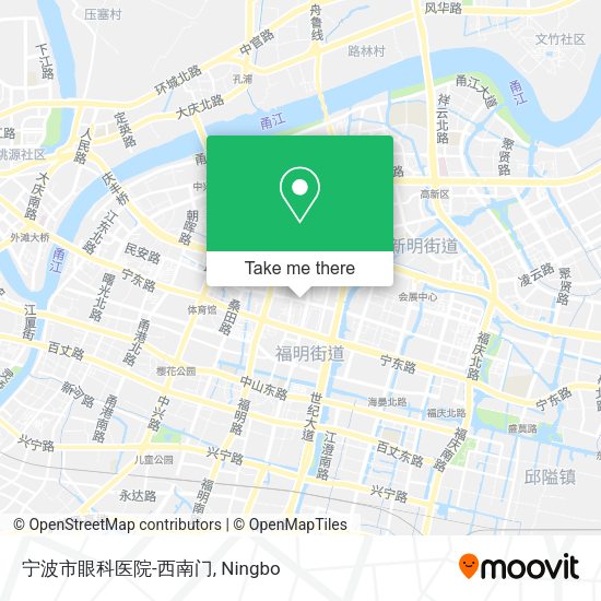 宁波市眼科医院-西南门 map