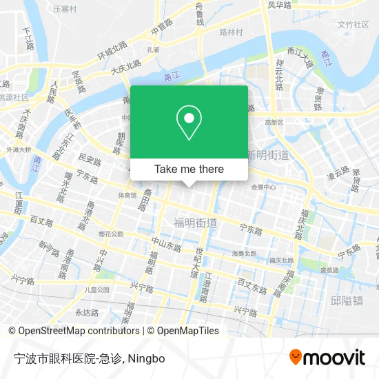宁波市眼科医院-急诊 map