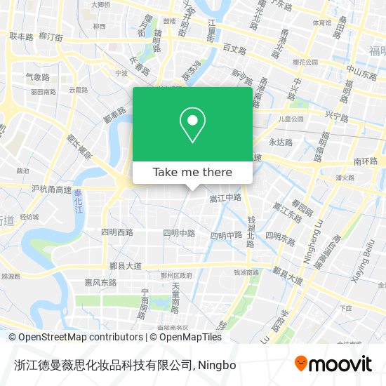 浙江德曼薇思化妆品科技有限公司 map