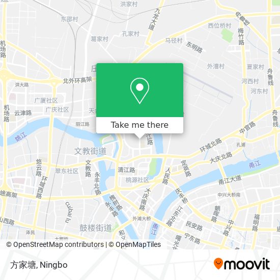 方家塘 map