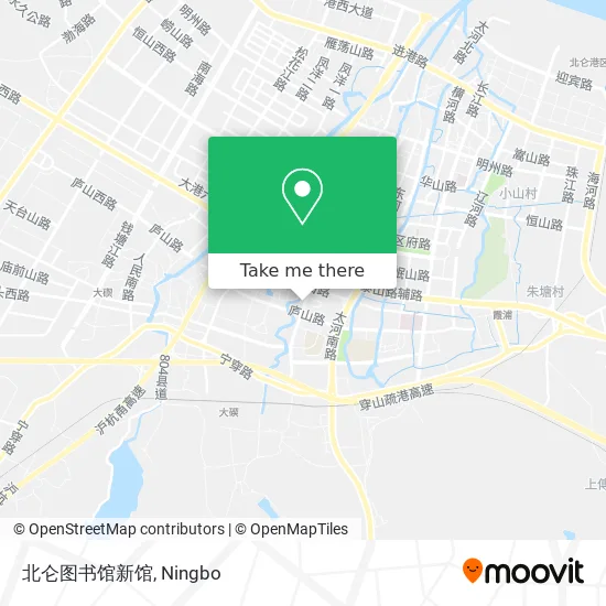 北仑图书馆新馆 map
