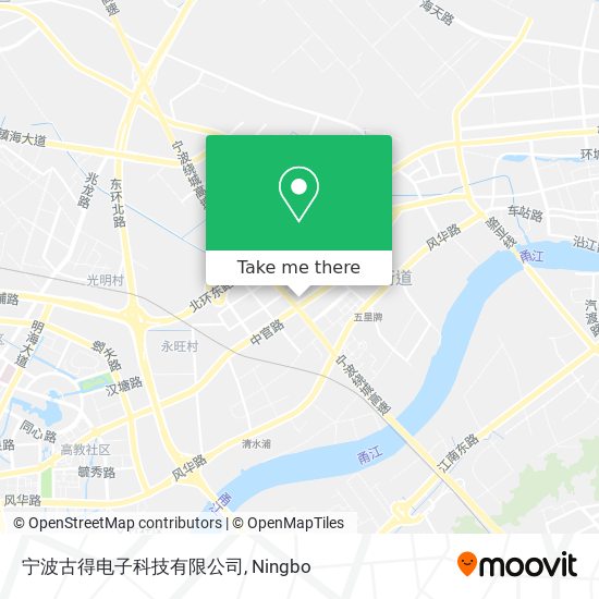 宁波古得电子科技有限公司 map