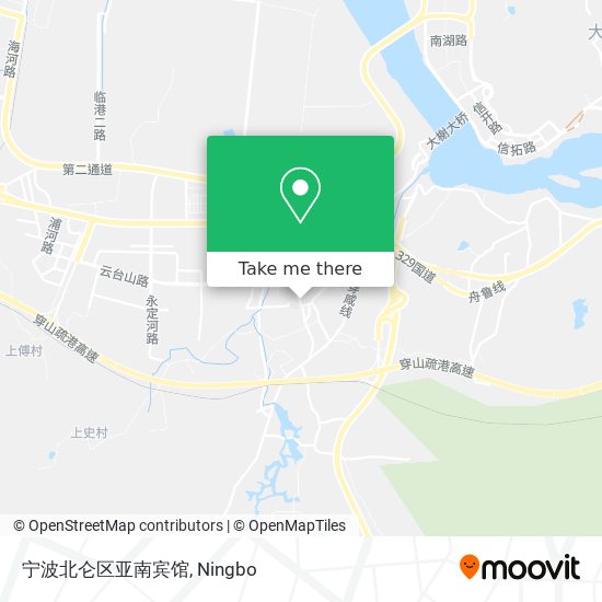 宁波北仑区亚南宾馆 map