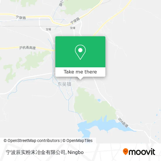 宁波辰实粉末冶金有限公司 map