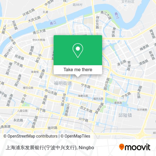 上海浦东发展银行(宁波中兴支行) map