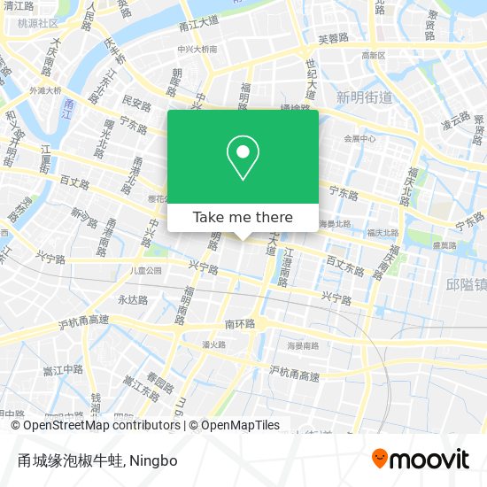 甬城缘泡椒牛蛙 map
