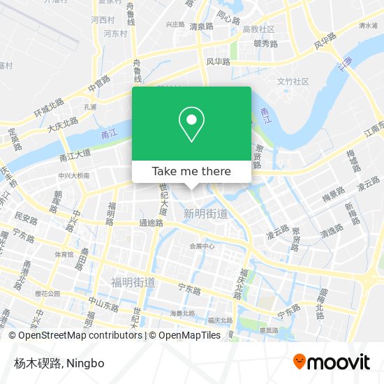 杨木碶路 map