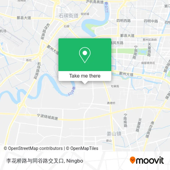 李花桥路与同谷路交叉口 map