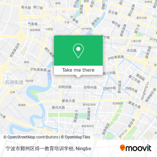宁波市鄞州区得一教育培训学校 map