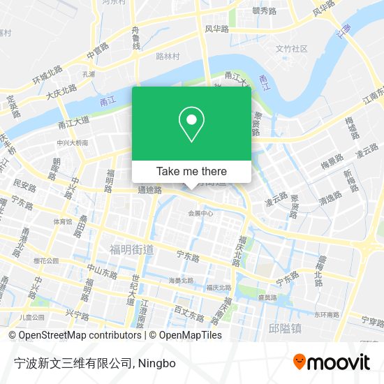 宁波新文三维有限公司 map
