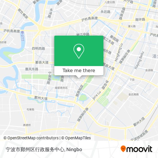 宁波市鄞州区行政服务中心 map