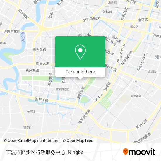 宁波市鄞州区行政服务中心 map
