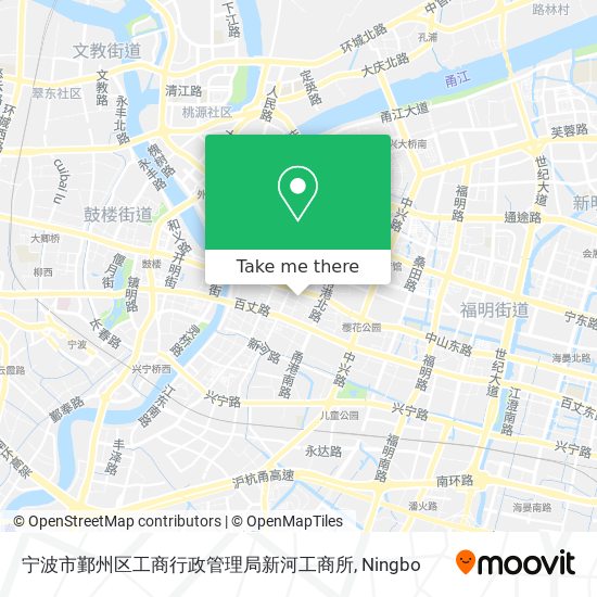 宁波市鄞州区工商行政管理局新河工商所 map