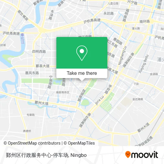 鄞州区行政服务中心-停车场 map