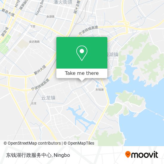 东钱湖行政服务中心 map