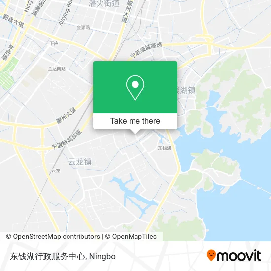 东钱湖行政服务中心 map