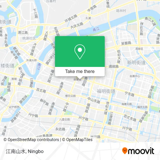 江南山水 map