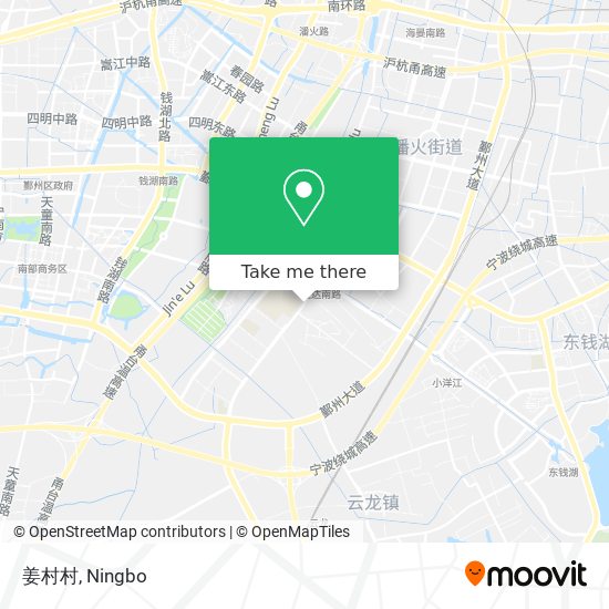 姜村村 map