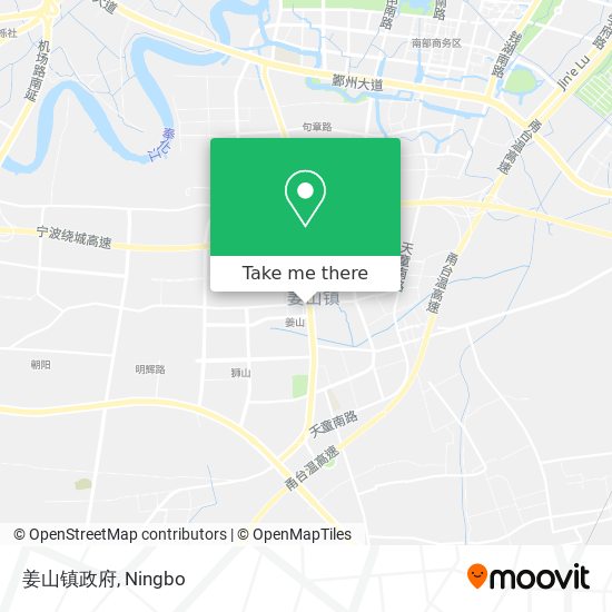姜山镇政府 map