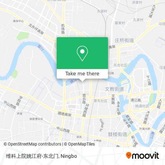 维科上院姚江府-东北门 map