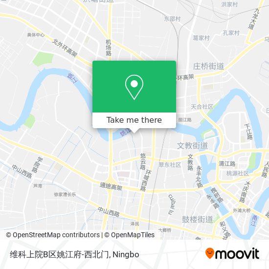 维科上院B区姚江府-西北门 map