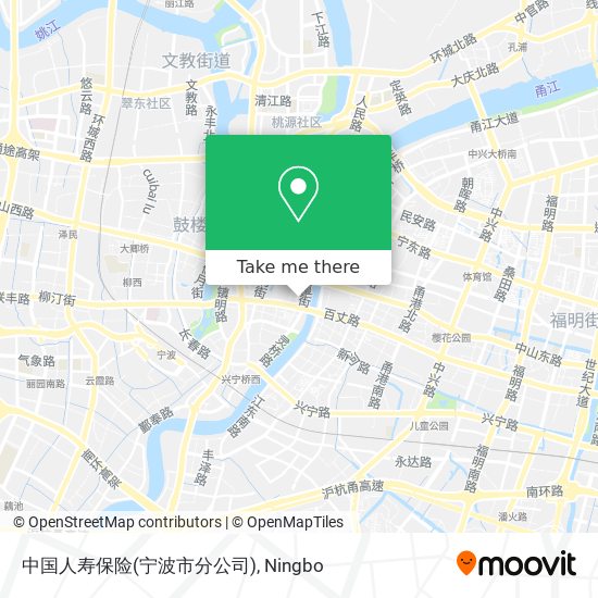 中国人寿保险(宁波市分公司) map