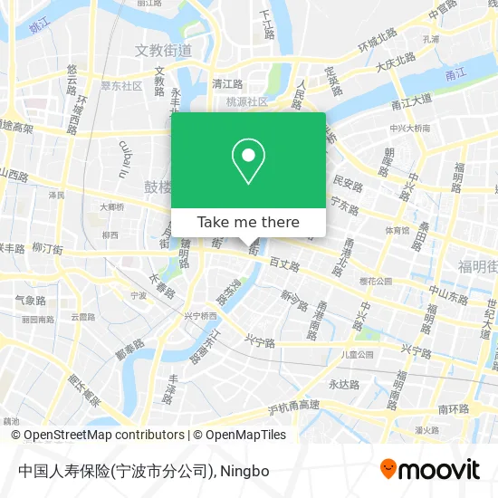 中国人寿保险(宁波市分公司) map
